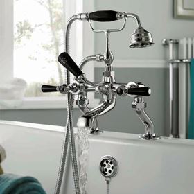 Hudson Reed Black Topaz Bathroom Taps