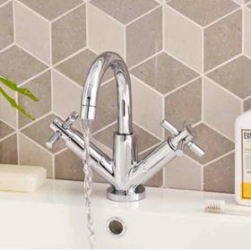 Hudson Reed Tec Crosshead Bathroom Taps