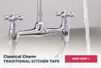 A Classical Charm: Tre Mercati Traditional Kitchen Taps